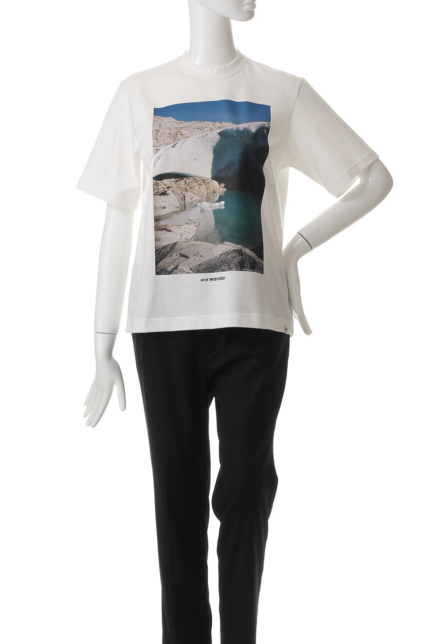 and wander(アンドワンダー)｜【UNISEX】gracier printed
