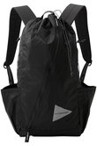 and wander(アンドワンダー)｜【UNISEX】sil daypack/チャコール の