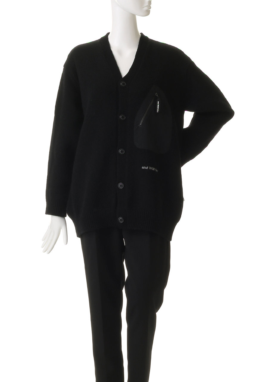 美品　アンドワンダー　カーディガン　3 and wander(アンドワンダー)｜【UNISEX】shetland wool カーディガン