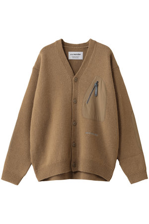 アンドワンダー/and wanderの【UNISEX】shetland wool カーディガン(110300/110303)