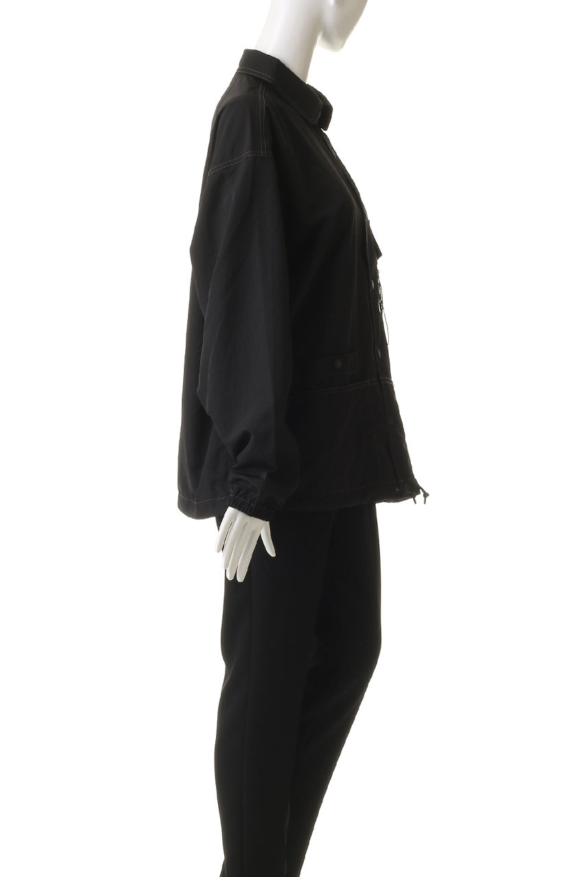 and wander(アンドワンダー)｜【UNISEX】crinkled nylon シャツ