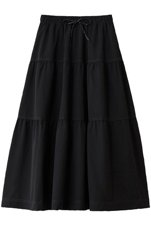 アンドワンダー/and wanderのcrinkled nylon スカート(110700/110703)