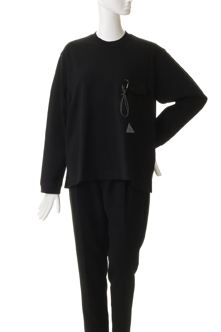 and wander(アンドワンダー)｜【UNISEX】heavy cotton ポケット ロング