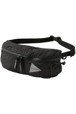 アンドワンダー/and wanderの【UNISEX】sil ウエスト バッグ(120900/120902)