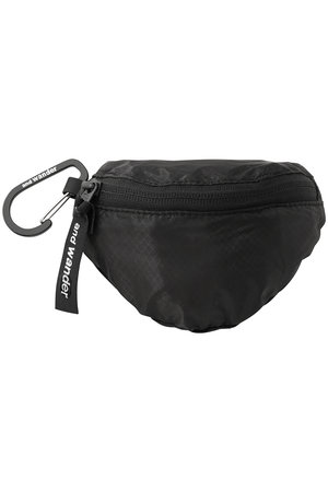 アンドワンダー/and wanderの【UNISEX】sil ミニ ポーチ(140800/140801)