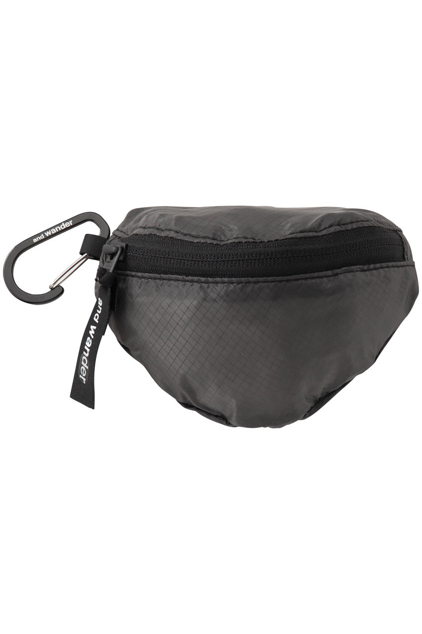 and wander 【UNISEX】sil ミニ ポーチ (グレー, F) アンドワンダー ELLE SHOP and wander 【UNISEX】sil ミニ ポーチ (グレー, F) アンドワンダー ELLE SHOP