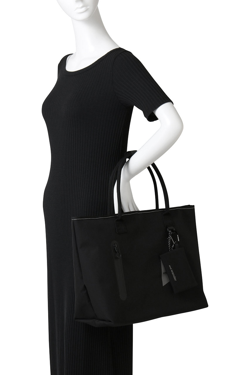 and wander(アンドワンダー)｜【UNISEX】ポリエステル コットン トート