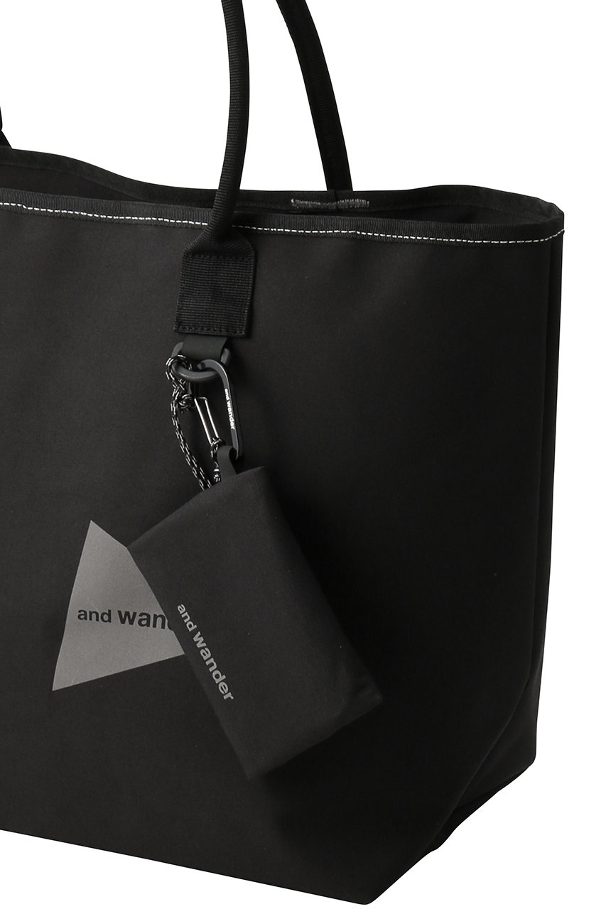 and wander(アンドワンダー)｜【UNISEX】ポリエステル コットン トート