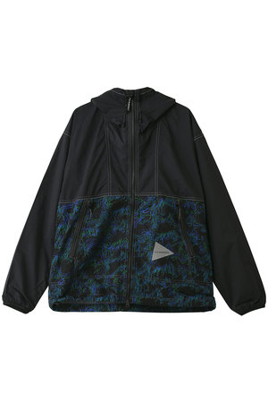 アンドワンダー/and wanderの【UNISEX】プリンテッド ウィンド ジャケット(110800/110802)