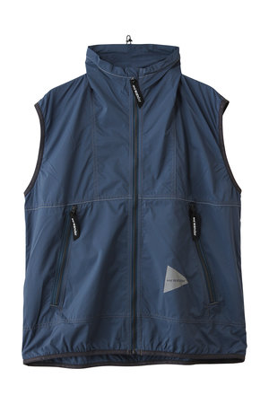 アンドワンダー/and wanderのPERTEX ウィンド ベスト(110800/110806)