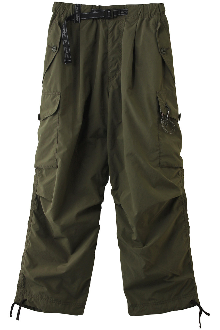 アンドワンダー/and wanderの【MEN】オーバーサイズ カーゴ パンツ(カーキ/5746982088)