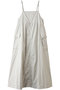 オーバーサイズ カーゴ ドレス アンドワンダー/and wander オフホワイト