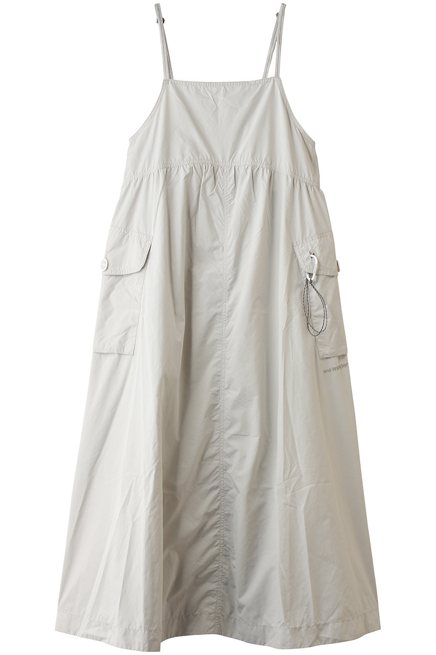 アンドワンダー/and wanderのオーバーサイズ カーゴ ドレス(オフホワイト/5746183091)