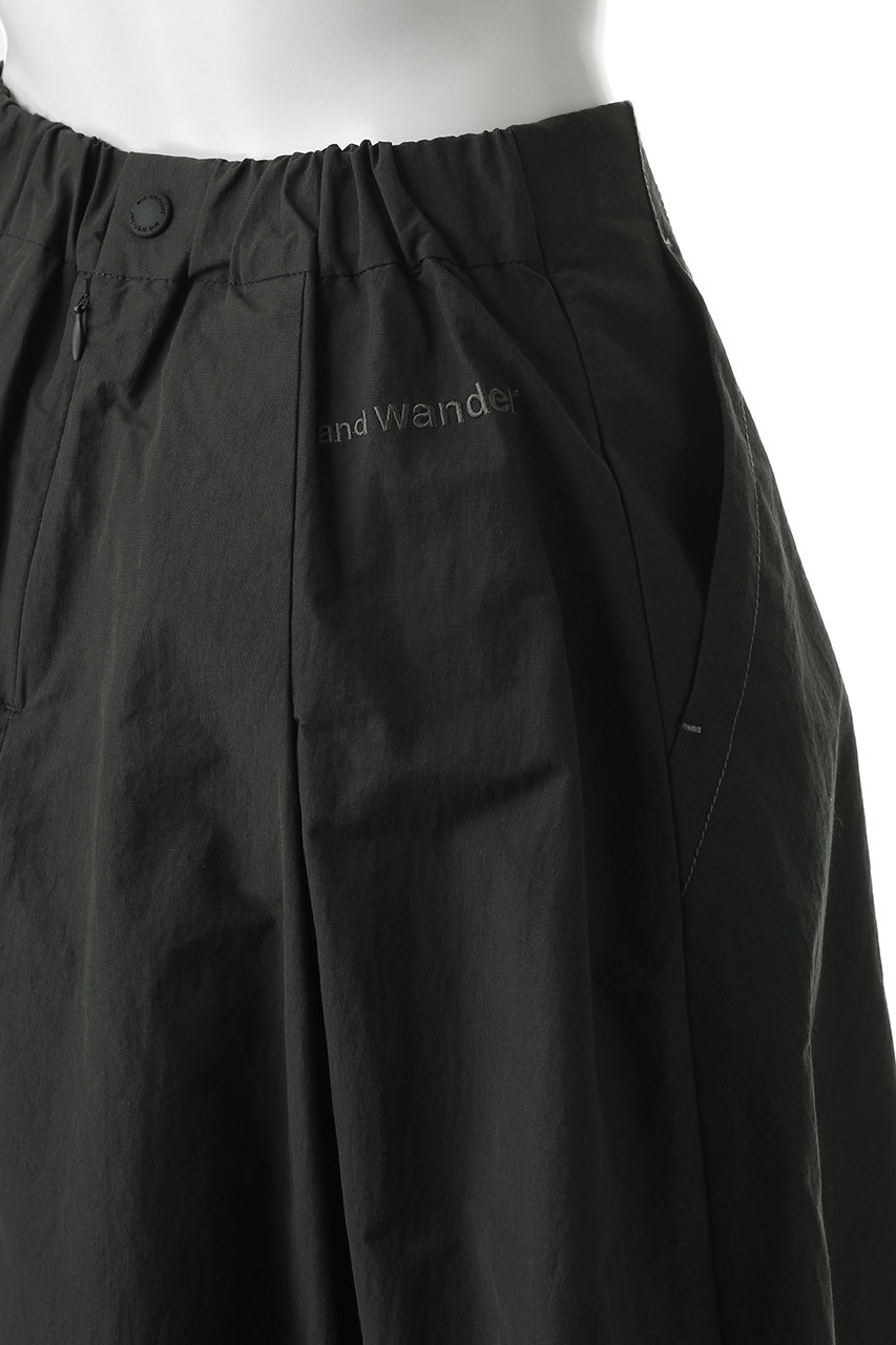 and wander(アンドワンダー)｜ottomancloth スカート/チャコール の