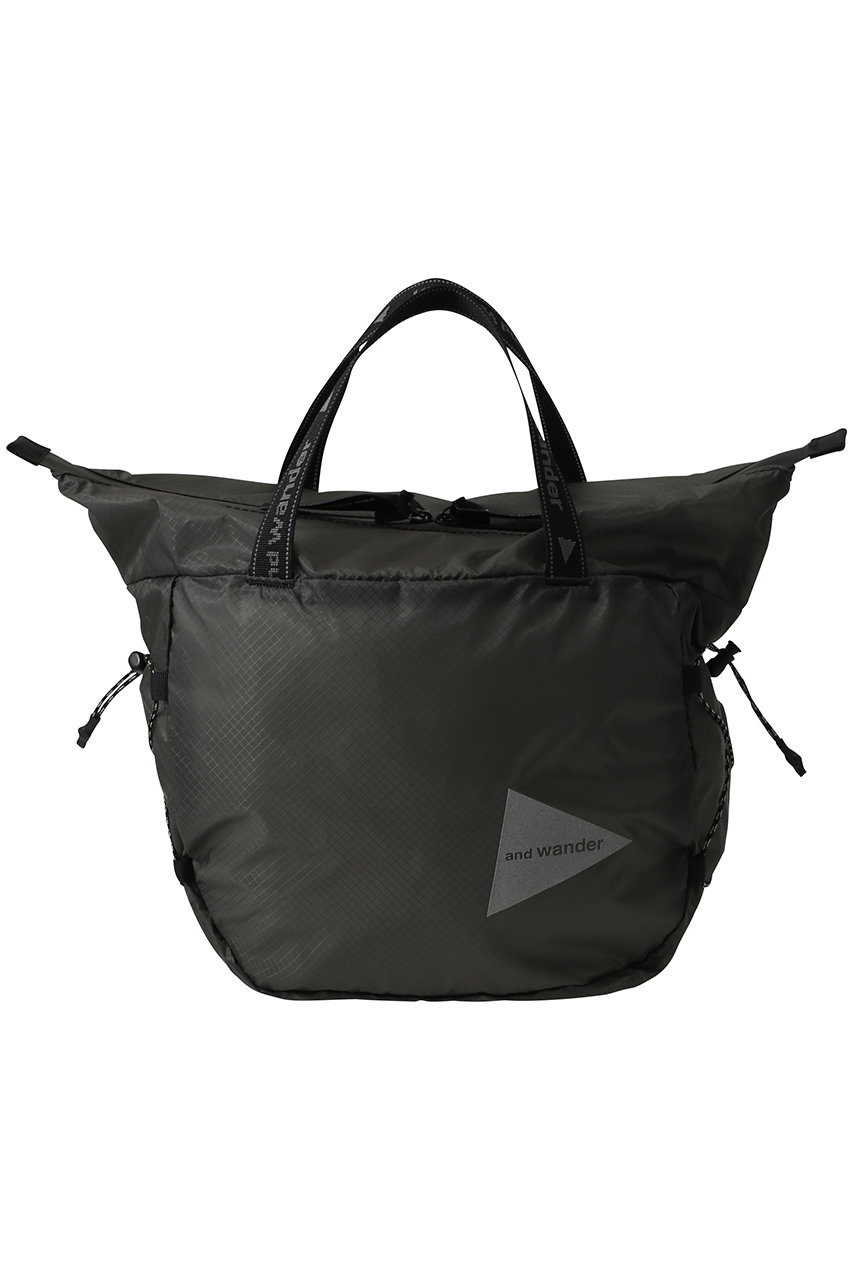 アンドワンダー/and wanderの【UNISEX】sil ミニ トートバッグ(グレー/5746985134)
