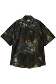 【MEN】【ROA × and wander】 プリンテッド ブリーザブル シャツ