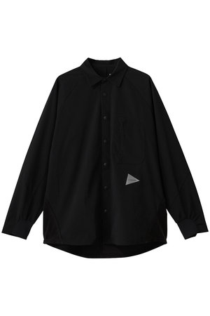 アンドワンダー/and wanderの【UNISEX】フリースベースロングスリーブシャツ(110400/110403)