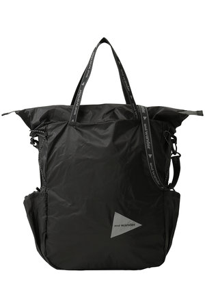 アンドワンダー/and wanderの【UNISEX】sil トートバッグ(120200/120201)