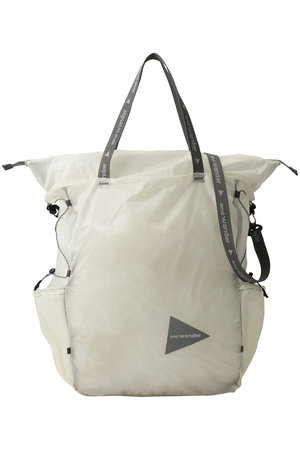 アンドワンダー/and wanderの【UNISEX】sil トートバッグ(120200/120201)