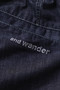 【予約販売】【UNISEX】dry easy denim wide pants アンドワンダー/and wander