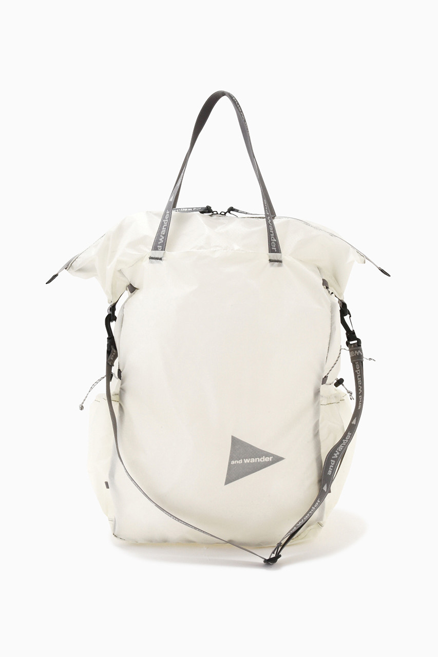 アンドワンダー/and wanderの【予約販売】【UNISEX】sil tote bag(ホワイト/5742975137)
