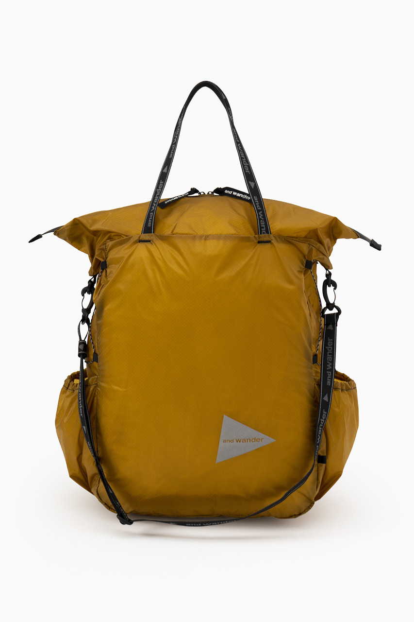 アンドワンダー/and wanderの【予約販売】【UNISEX】sil tote bag(イエロー/5742975137)