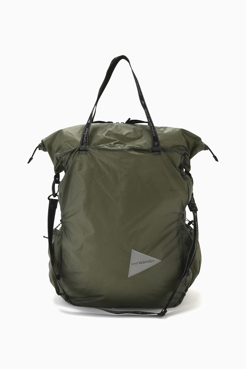 アンドワンダー/and wanderの【予約販売】【UNISEX】sil tote bag(カーキ/5742975137)