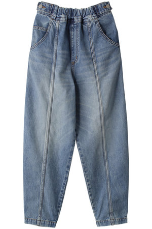 センターシームテーパードデニム