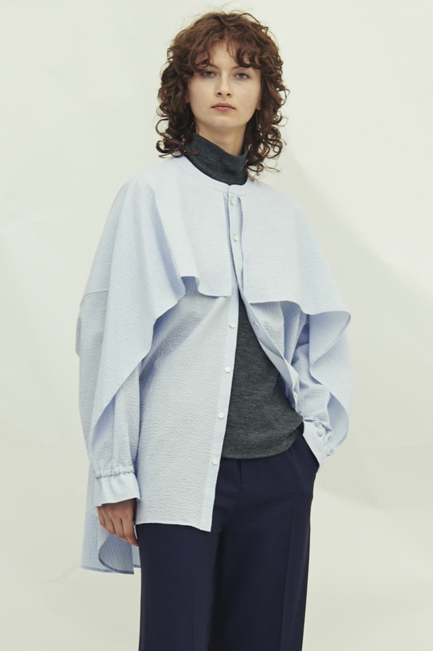 フレアースリーブシャツ