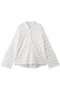 ポップコーンレース ブラウス ニアー ニッポン/near.nippon ホワイト