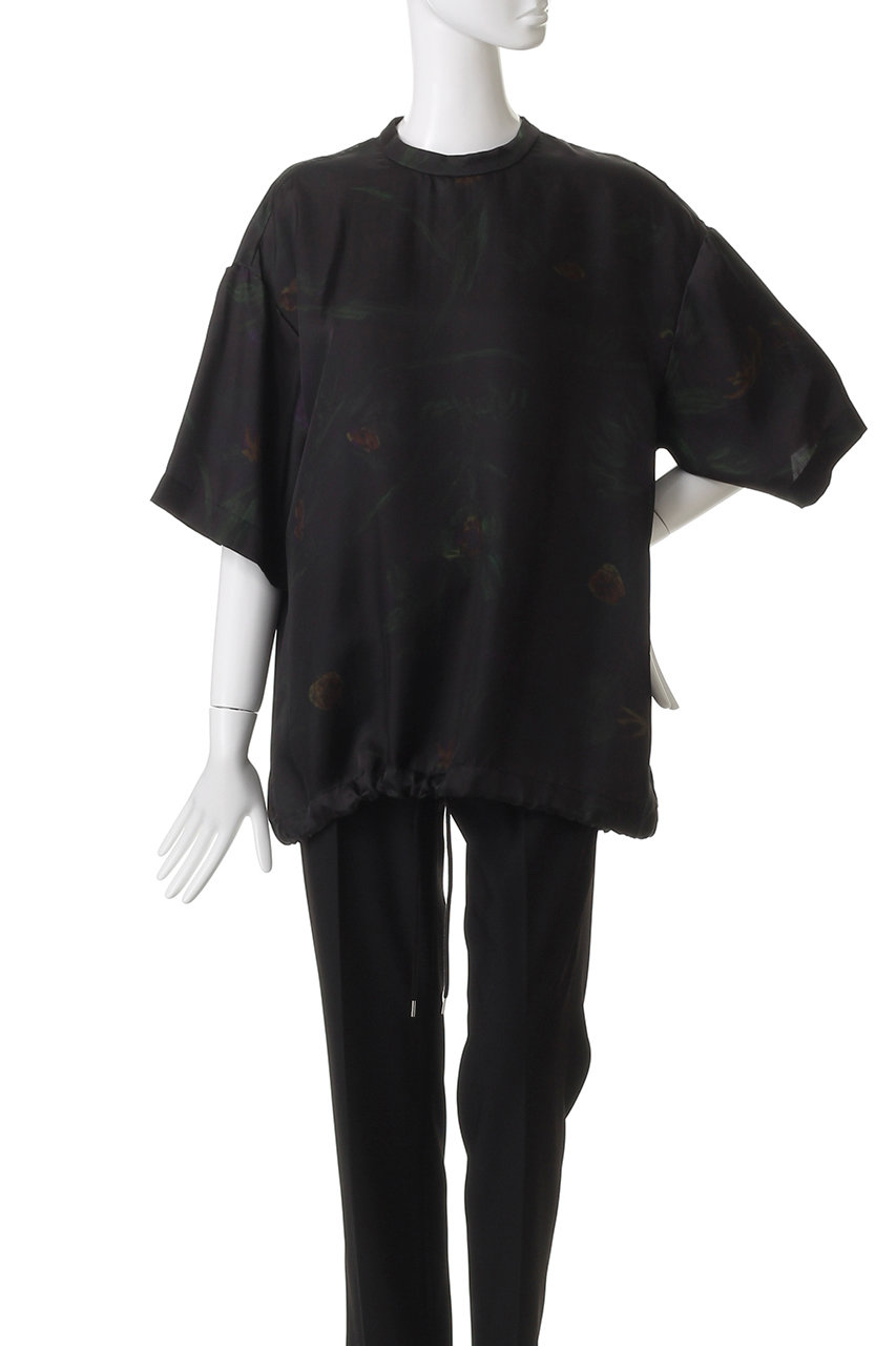 美品 near.nippon ニアーニッポン / フロントノットオールインワン near.nippon(ニアー ニッポン)｜メッシュオパール柄 クロップト