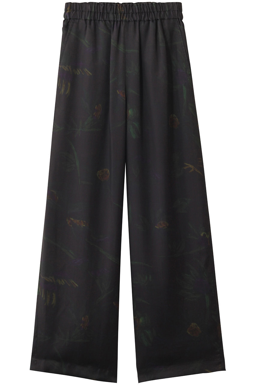 near.nippon ボタニカルプリント ストレートパンツ (ブラック柄, 38) ニアー ニッポン ELLE SHOP near.nippon ボタニカルプリント ストレートパンツ (ブラック柄, 38) ニアー ニッポン ELLE SHOP