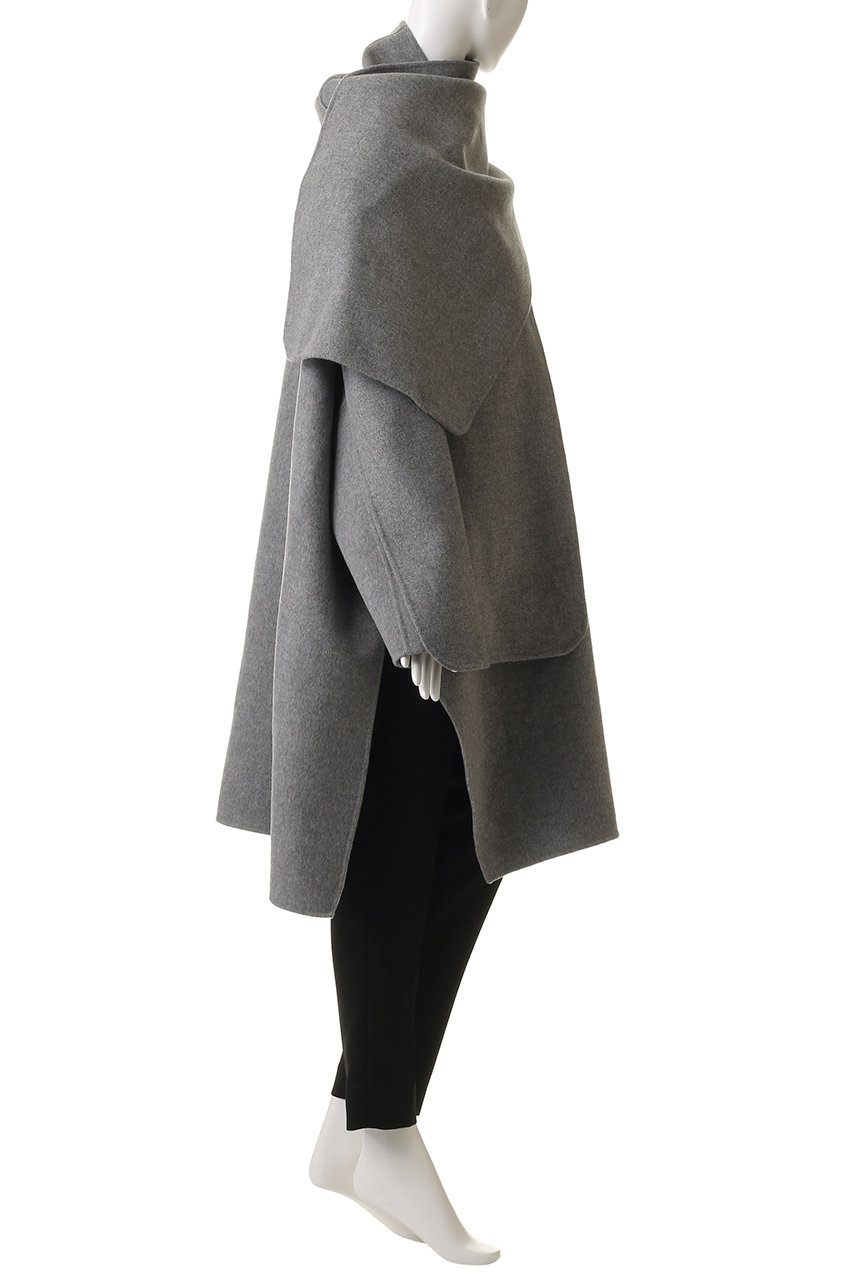 near.nippon ニアーニッポン コート ☆ ストール付き ケープコート near.nippon(ニアー ニッポン)｜ストール付き ケープコート/杢
