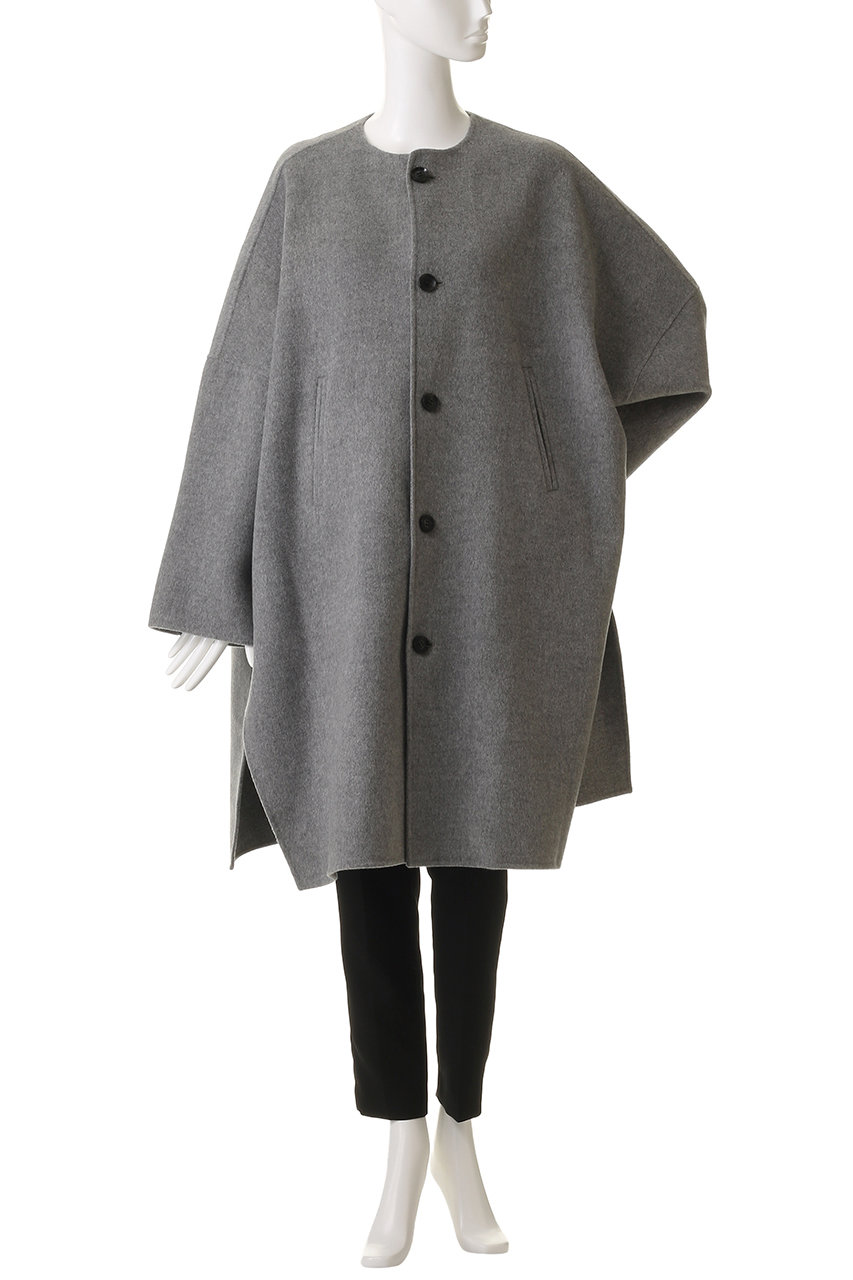near.nippon ニアーニッポン コート ☆ ストール付き ケープコート near.nippon(ニアー ニッポン)｜ストール付き ケープコート/杢