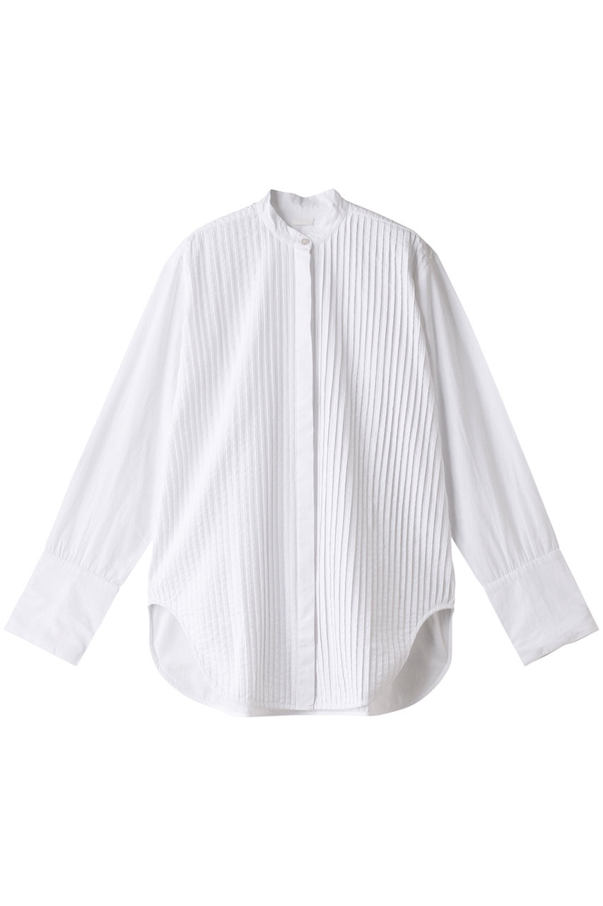 ＜ELLE SHOP＞ SEEALL CLASSIC ピンタックシャツ (ホワイト 36) シーオール ELLE SHOP