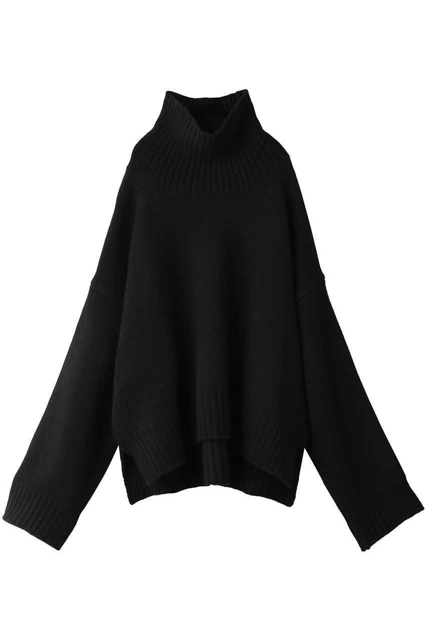  SEEALL 【UNISEX】YAK オーバーサイズ ハイネックセーター (ブラック FREE) シーオール ELLE SHOP