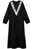 レース Vネック チュニック ドレス