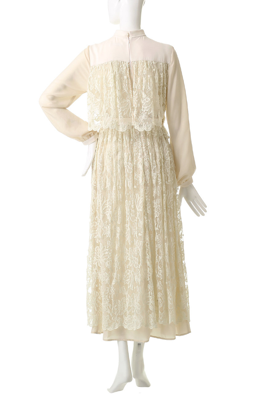 LOKITHO(ロキト)｜レイヤード レース ドレス/エクリュ の通販