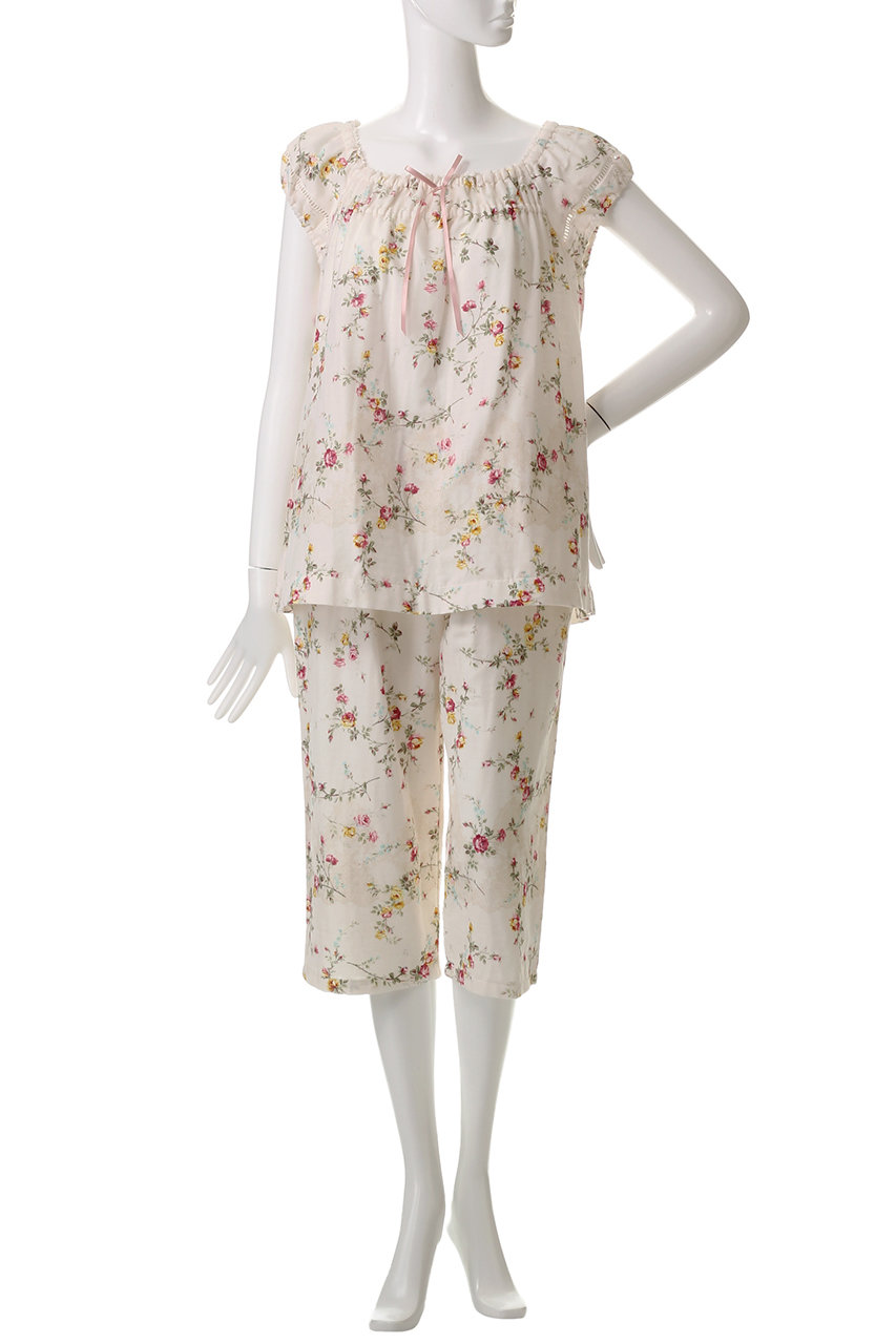 IKUKO 花柄 ベスト　サイズ2 楽天市場】ベスト レディース【イクコ IKUKO】綾ネル花柄プリント