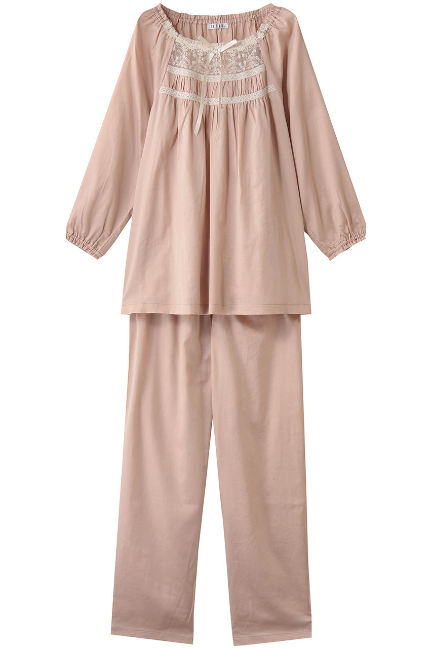 ビンテージサテンレースパジャマ