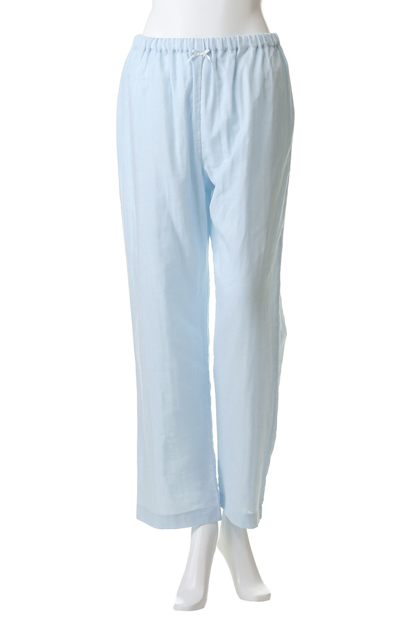 IKUKO(イクコ)｜ダブルガーゼ フロントフリル＆リボンパジャマ/ライト