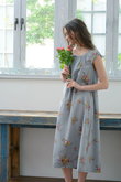 ローンリップル花柄サマーネグリジェ