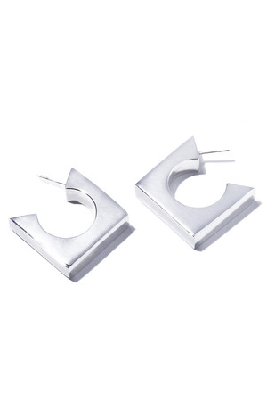 クイップ クエイント/quip queintのsquare hoop ピアス(150100/150101)