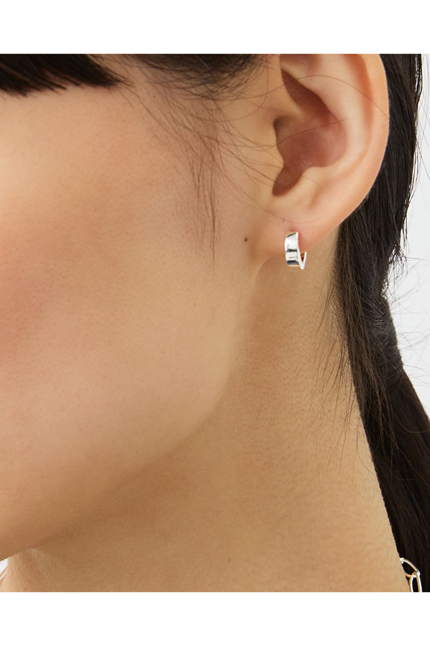 quip queint シルバー フープピアス quip queint｜hold hoop pierce シルバー925 フープピアス