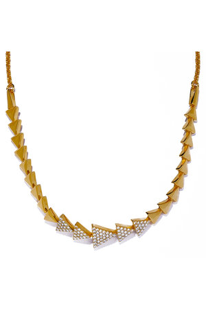 クイップ クエイント/quip queintのglister triangle ネックレス(150200/150201)