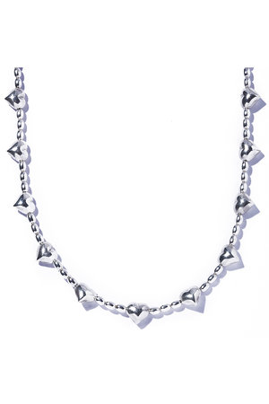 クイップ クエイント/quip queintのchunky heart middle ネックレス(150200/150201)