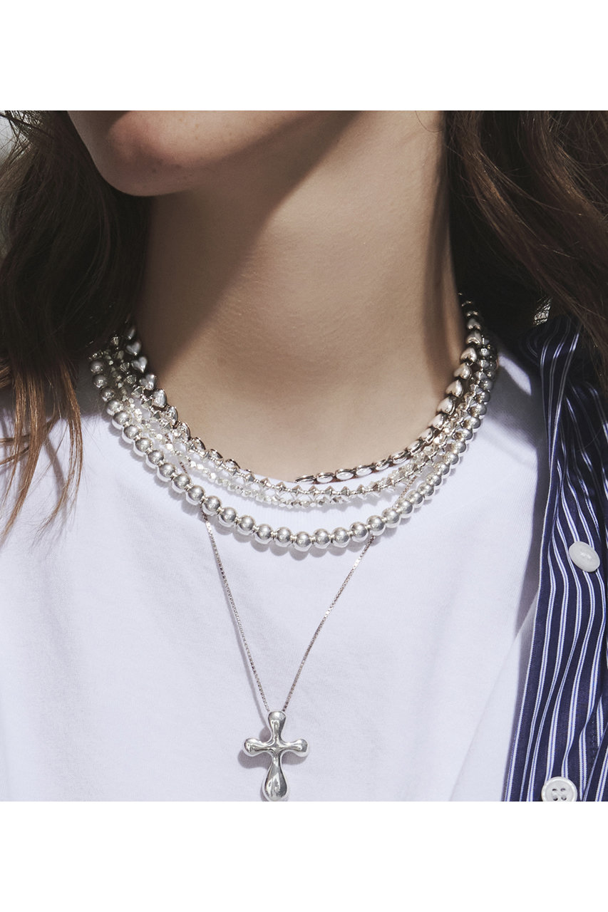 quip queint シルバーネックレス quip queint｜two chain necklace シルバー925 ネックレス ユニ