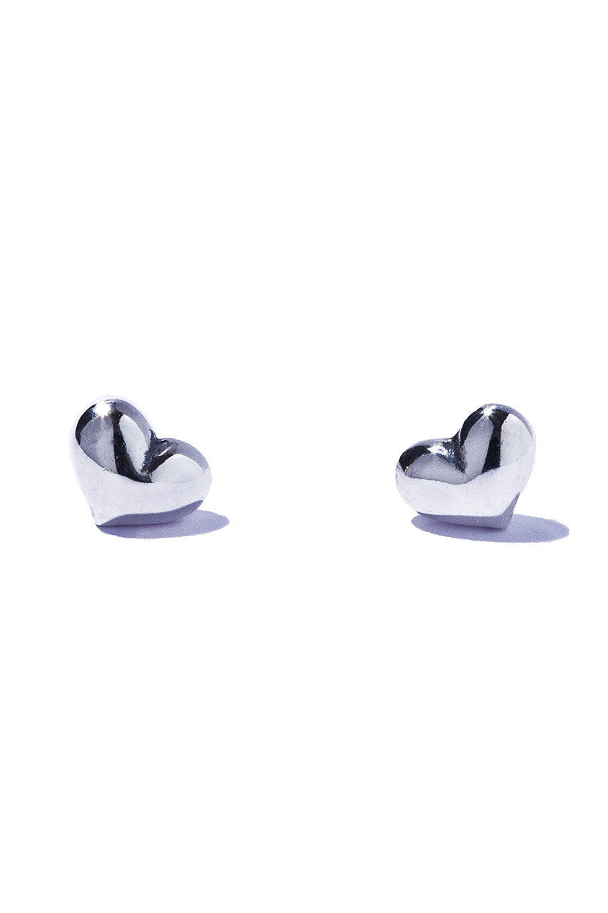 quip queint chunky heart stud ピアス (シルバー, F) クイップ クエイント ELLE SHOP quip queint chunky heart stud ピアス (シルバー, F) クイップ クエイント ELLE SHOP