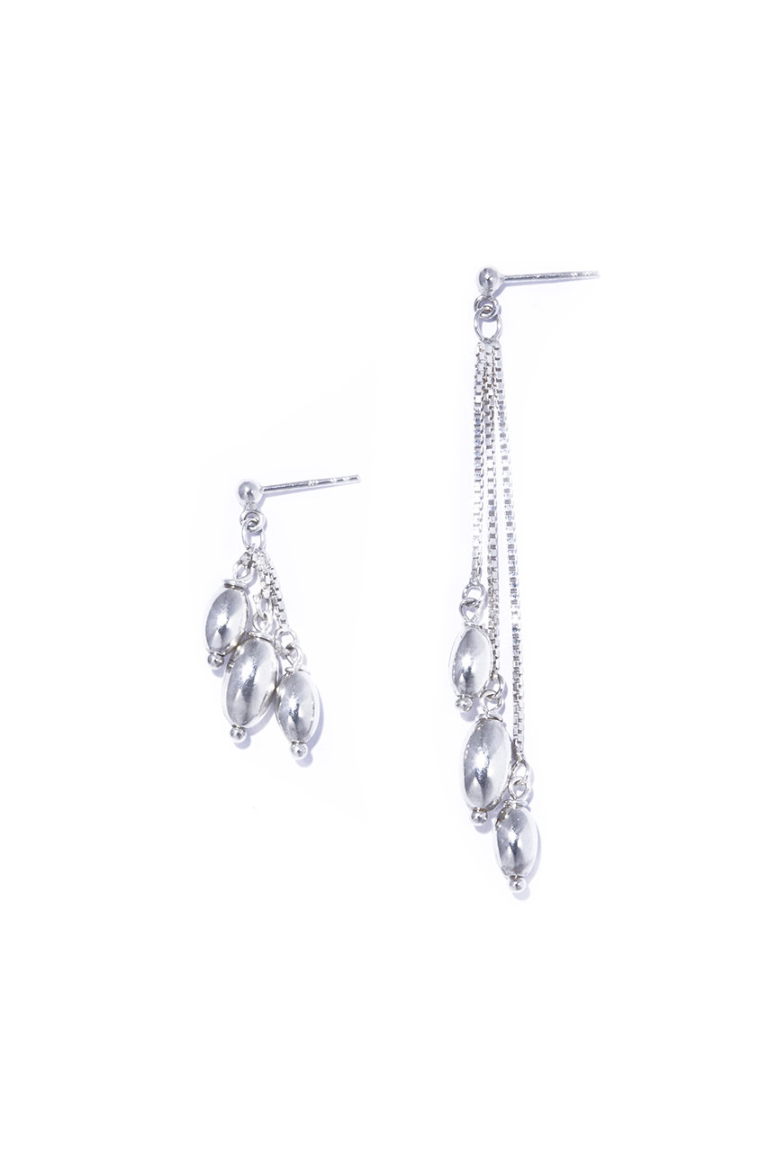 クイップ クエイント/quip queintのgerme asymmetry ピアス(シルバー/QU242)