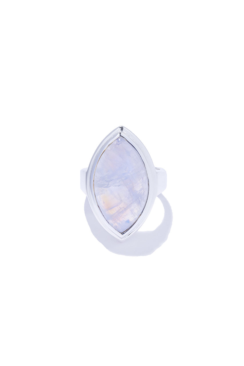 クイップ クエイント/quip queintの【予約販売】nebula リング (ムーンストーン)(シルバー/QU287)